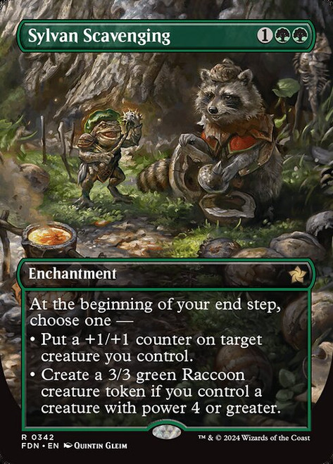 Sylvan Scavenging (FDN) (Borderless) (#342)