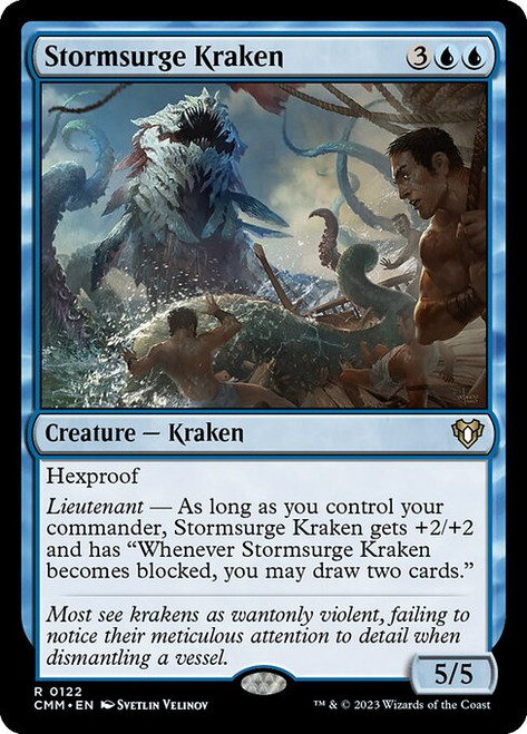 Stormsurge Kraken (CMM) (Foil) (#122)