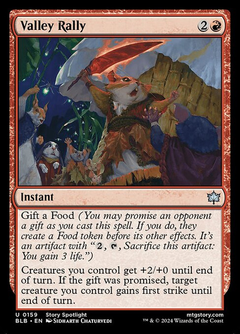 Valley Rally (BLB) (Foil) (#159) Valley Rally (BLB) (Foil) (#159)
