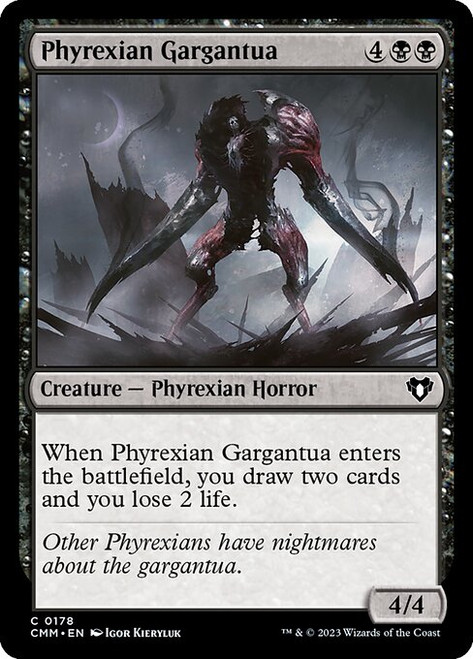 Phyrexian Gargantua (CMM) (Foil) (#178)
