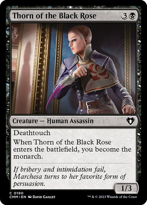 Thorn of the Black Rose (CMM) (Foil) (#190)