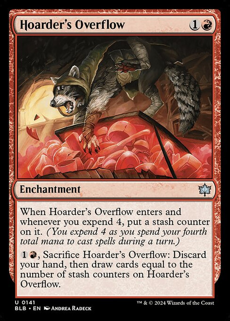 Hoarder's Overflow (BLB) (Foil) (#141)