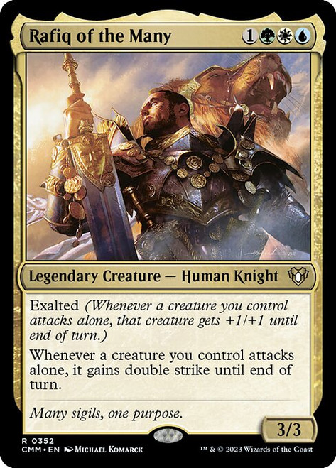 Rafiq of the Many (CMM) (Foil) (#352)