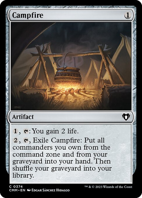 Campfire (CMM) (Foil) (#374)
