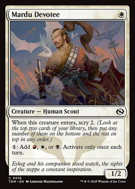 Mardu Devotee (TDM) (Foil) (#16)