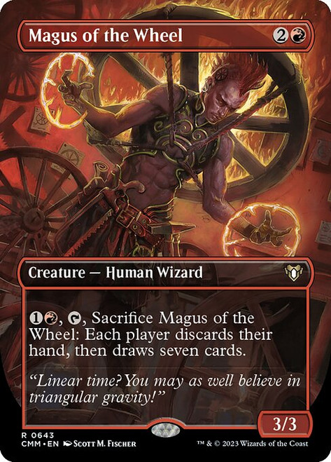 Magus of the Wheel (CMM) (Foil) (Borderless) (#643)