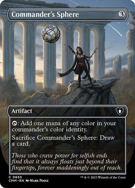 Commander's Sphere (CMM) (Foil) (Borderless) (#655)