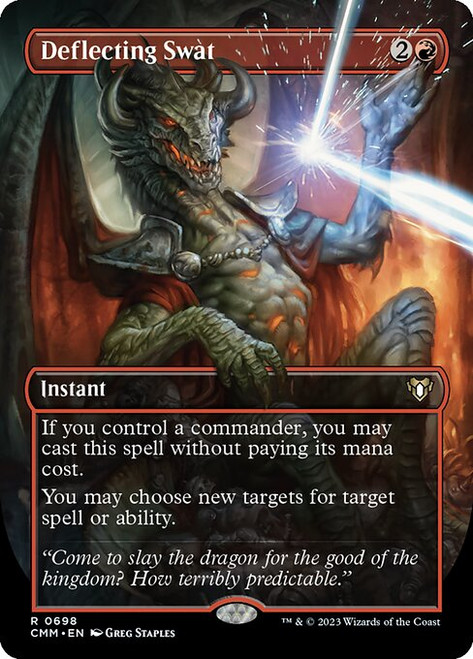 Deflecting Swat (CMM) (Foil) (Borderless) (#698)