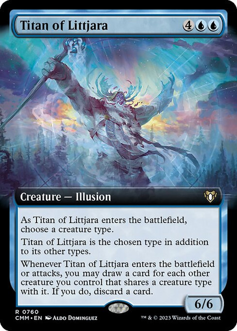 Titan of Littjara (CMM) (Foil) (Extended Art) (#760)