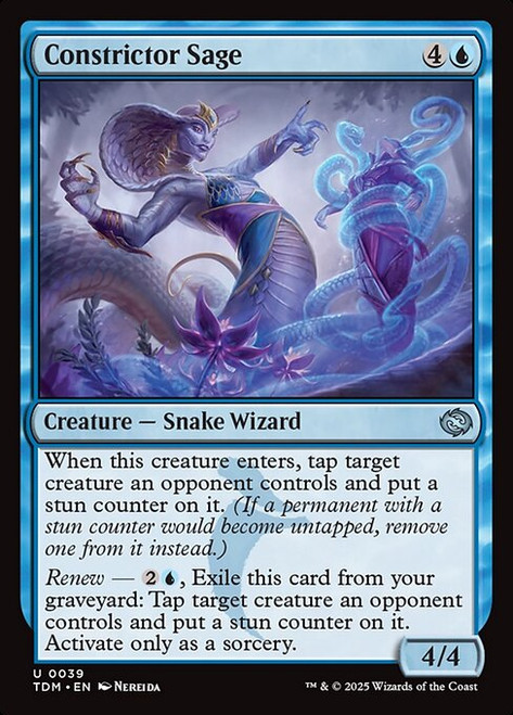 Constrictor Sage (TDM) (Foil) (#39)