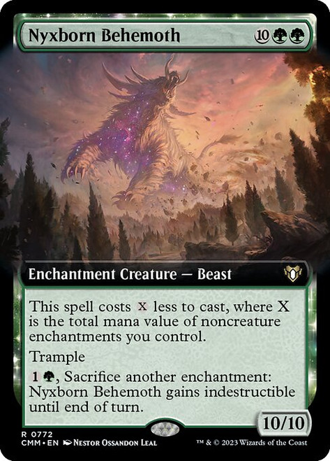 Nyxborn Behemoth (CMM) (Foil) (Extended Art) (#772)