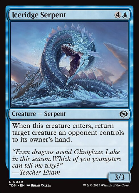 Iceridge Serpent (TDM) (Foil) (#49)