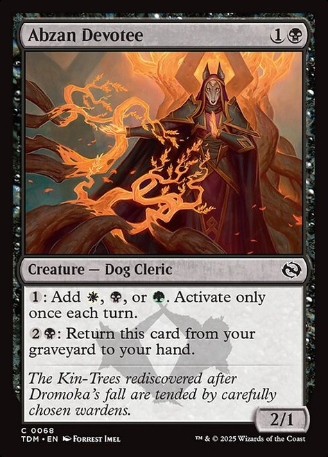 Abzan Devotee (TDM) (Foil) (#68)