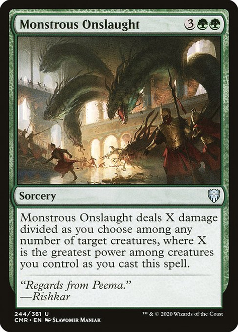 Monstrous Onslaught (CMR) (Foil) (#244)