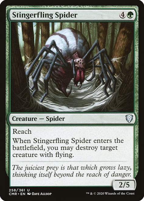 Stingerfling Spider (CMR) (Foil) (#258)