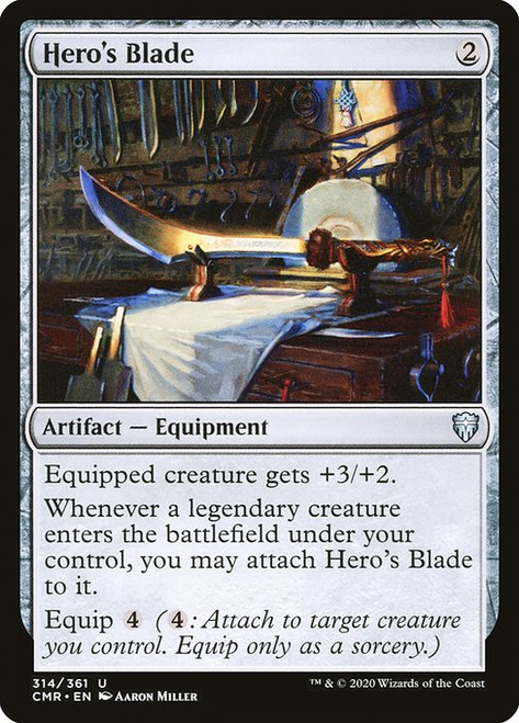 Hero's Blade (CMR) (Foil) (#314)