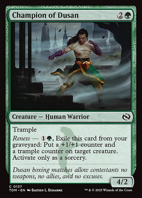 Champion of Dusan (TDM) (Foil) (#137)