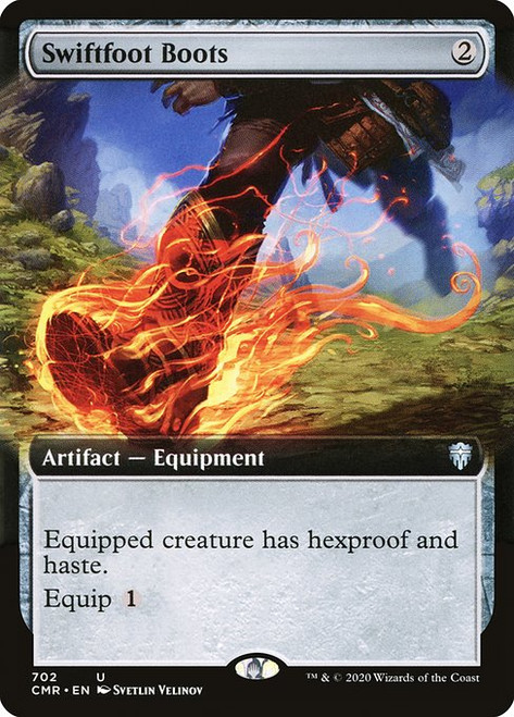 Swiftfoot Boots (CMR) (Foil) (Extended Art) (#702)
