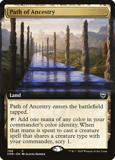 Path of Ancestry (CMR) (Foil) (Extended Art) (#708)