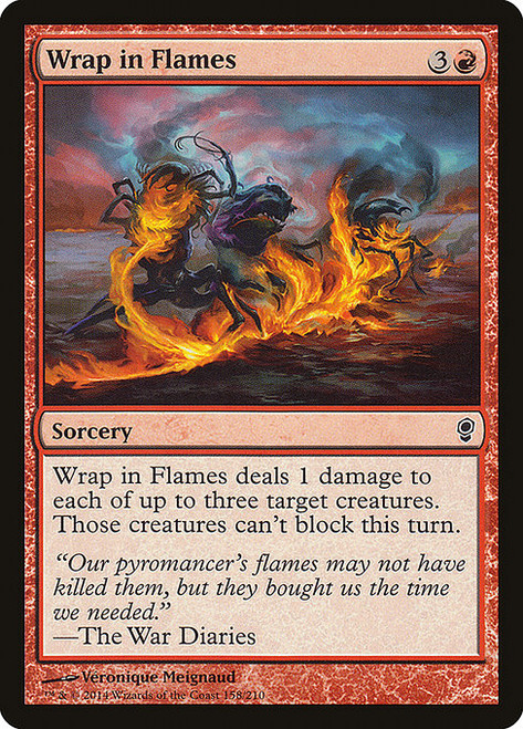 Wrap in Flames (CNS) (Foil) (#158)
