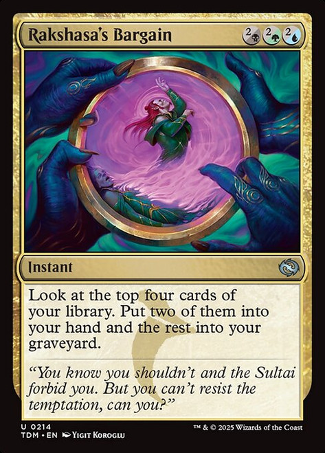 Rakshasa's Bargain (TDM) (Foil) (#214)