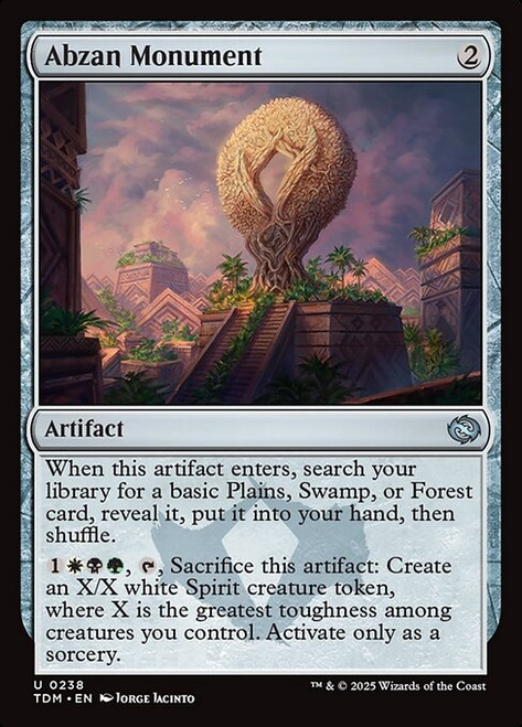 Abzan Monument (TDM) (Foil) (#238)