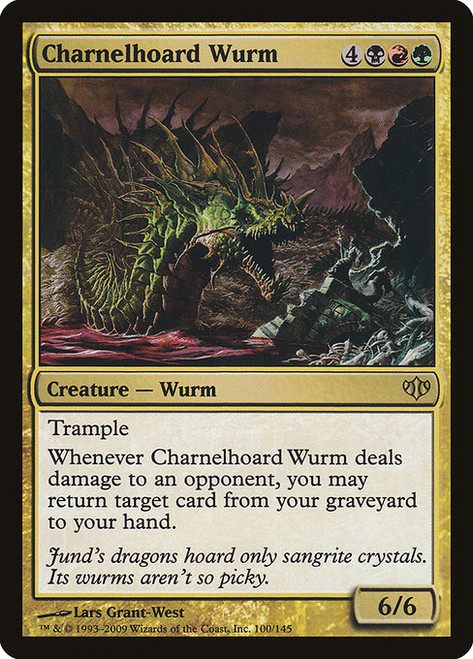 Charnelhoard Wurm (CON) (Foil) (#100)