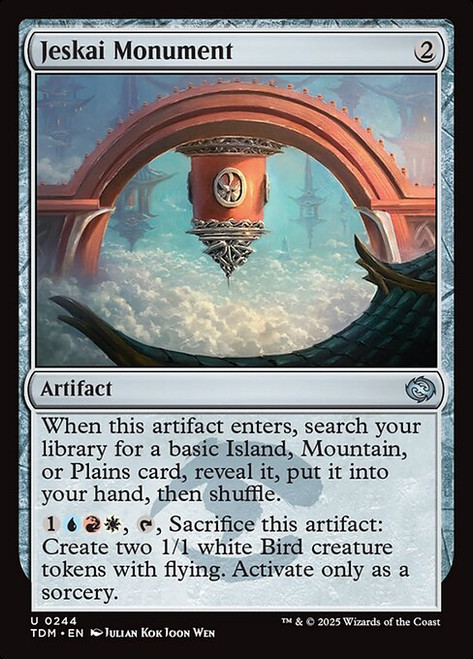 Jeskai Monument (TDM) (Foil) (#244) Jeskai Monument (TDM) (Foil) (#244)