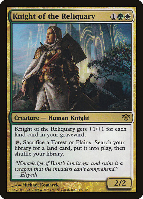 Knight of the Reliquary (CON) (Foil) (#113)