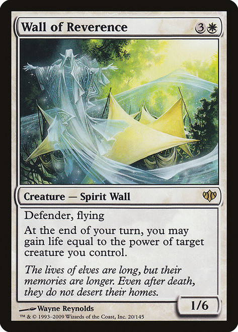 Wall of Reverence (CON) (Foil) (#20)