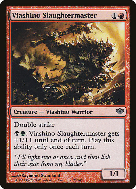 Viashino Slaughtermaster (CON) (Foil) (#73)