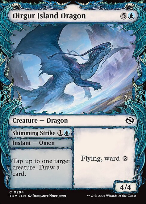 Dirgur Island Dragon // Skimming Strike (TDM) (Foil) (Showcase) (#294) Dirgur Island Dragon // Skimming Strike (TDM) (Foil) (Showcase) (#294)