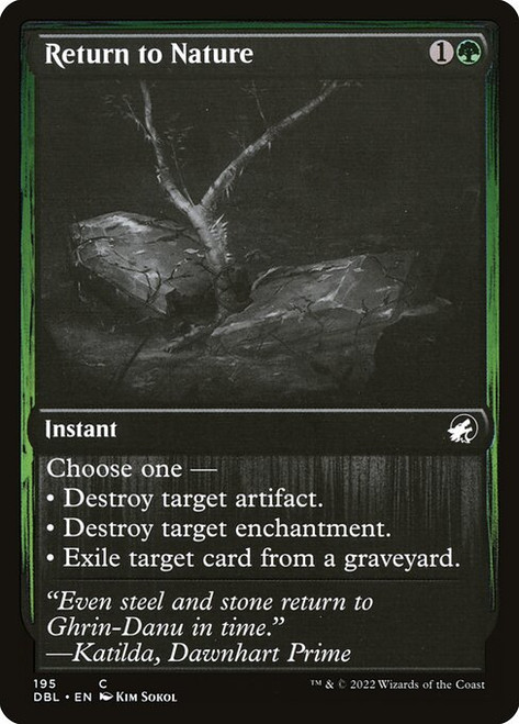 Return to Nature (DBL) (Foil) (#195)