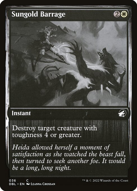 Sungold Barrage (DBL) (Foil) (#36)