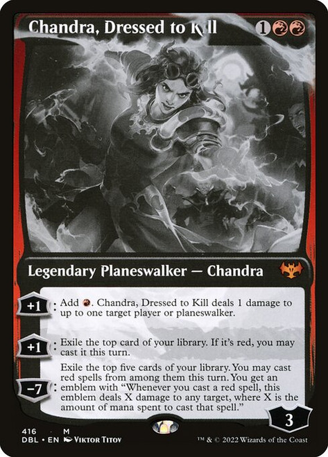 Chandra, Dressed to Kill (DBL) (Foil) (#416)