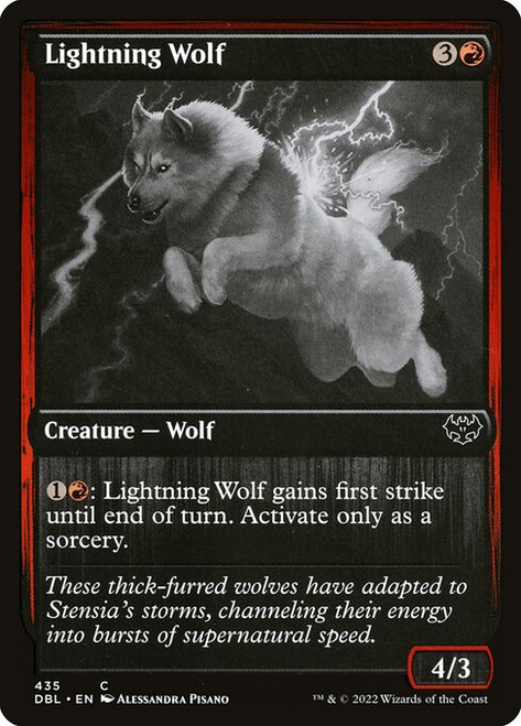 Lightning Wolf (DBL) (Foil) (#435)