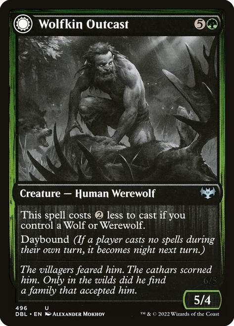Wolfkin Outcast // Wedding Crasher (DBL) (Foil) (#496)