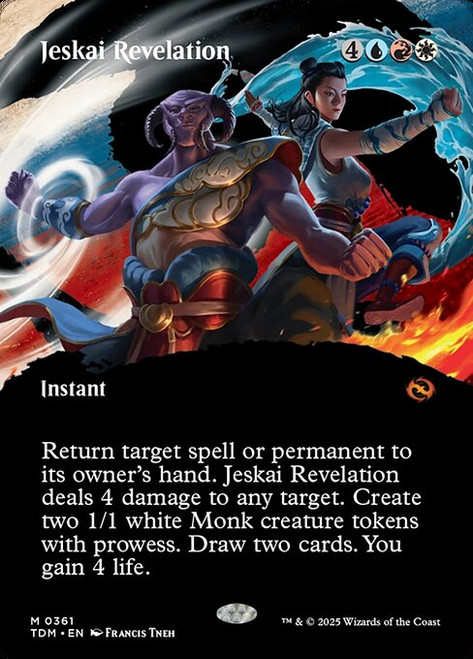 Jeskai Revelation (TDM) (Foil) (Full Art) (#361) Jeskai Revelation (TDM) (Foil) (Full Art) (#361)