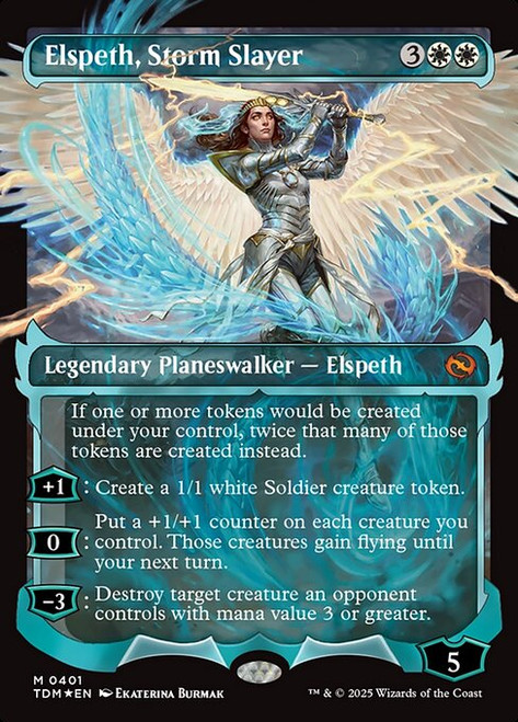 Elspeth, Storm Slayer (TDM) (Foil) (Showcase) (#401)