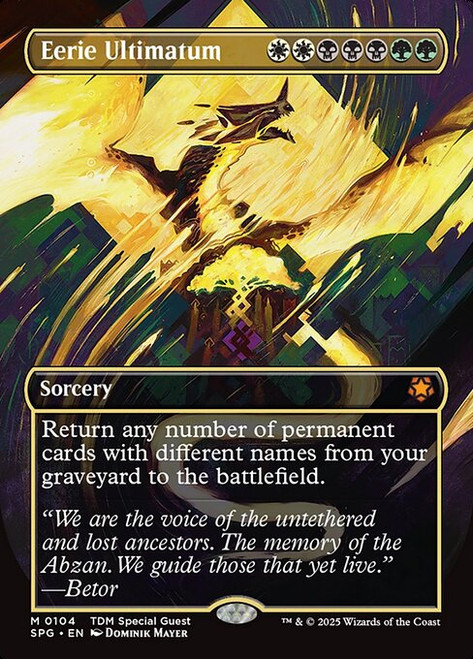 Eerie Ultimatum (SPG) (Foil) (Borderless) (#104)