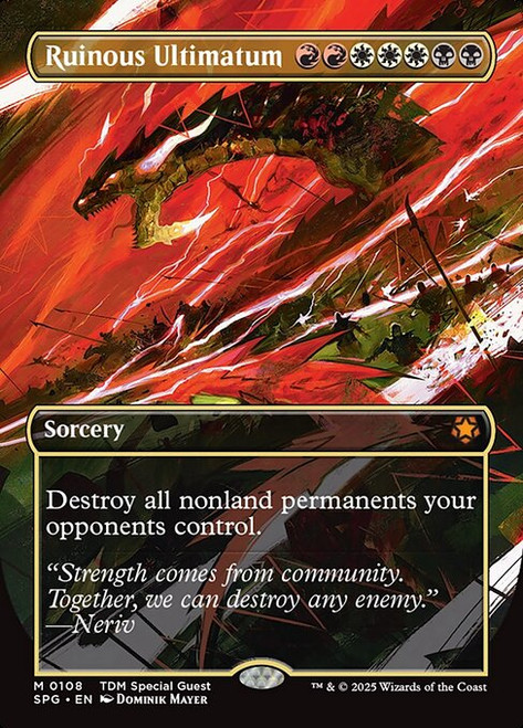 Ruinous Ultimatum (SPG) (Foil) (Borderless) (#108)