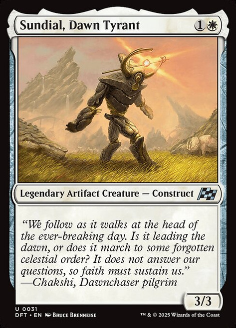 Sundial, Dawn Tyrant (DFT) (#31)