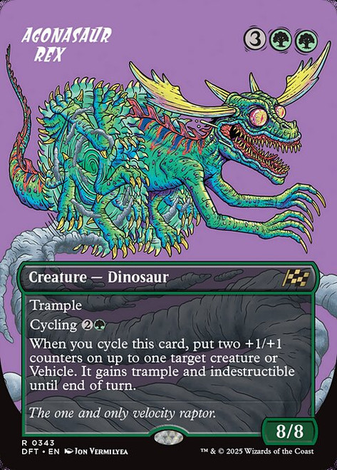 Agonasaur Rex (DFT) (Borderless) (#343)