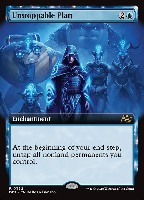 Unstoppable Plan (DFT) (Foil) (Extended Art) (#382)