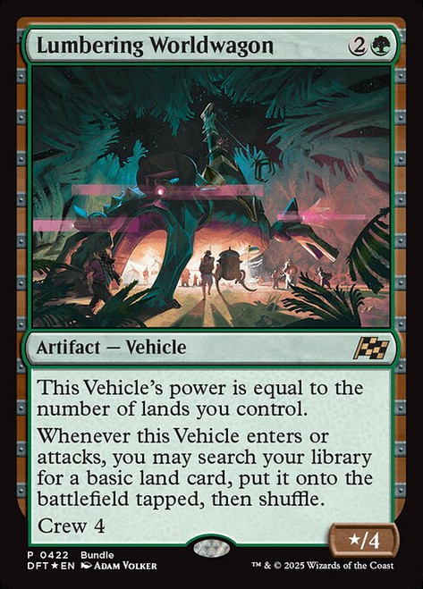 Lumbering Worldwagon (DFT) (Foil) (#422)