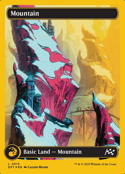 Mountain (DFT) (First Place Foil) (Full Art) (#515)