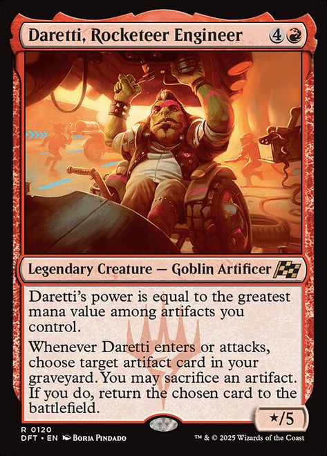 Daretti, Rocketeer Engineer (DFT) (Foil) (#120) Daretti, Rocketeer Engineer (DFT) (Foil) (#120)