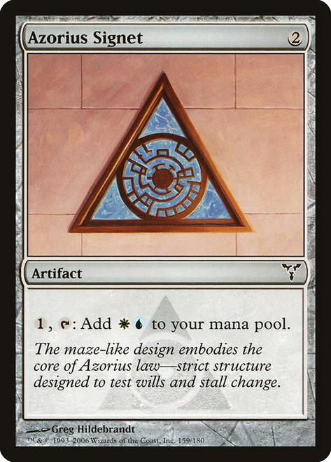 Azorius Signet (DIS) (Foil) (#159)