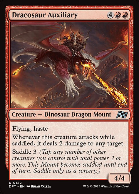 Dracosaur Auxiliary (DFT) (Foil) (#122)