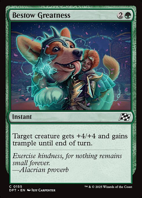 Bestow Greatness (DFT) (Foil) (#155)